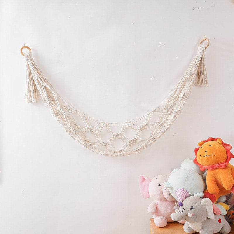 Macrame Toy Hammock holder macrame hanging net