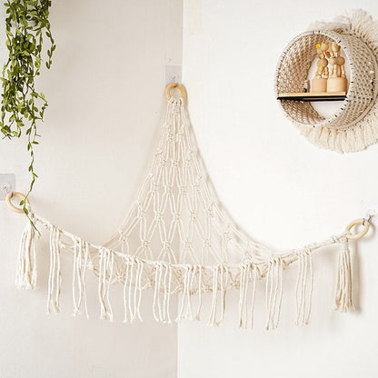 Macrame Toy Hammock holder macrame hanging net