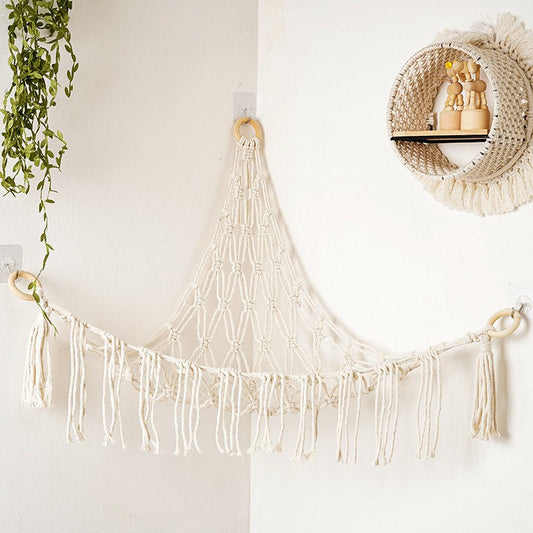 Macrame Toy Hammock holder macrame hanging net