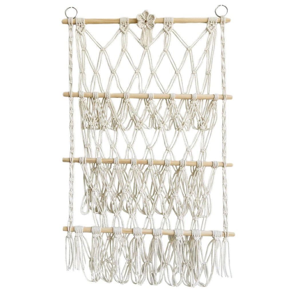 Macrame Wall Hanging Toy Storage Net