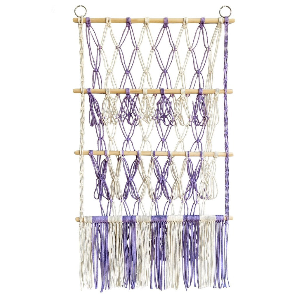 Macrame Wall Hanging Toy Storage Net