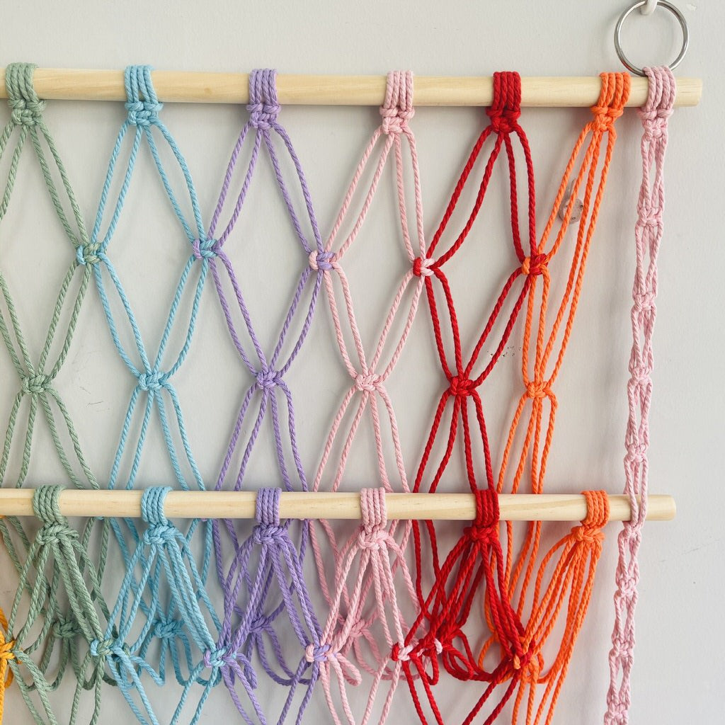 Macrame Wall Hanging Toy Storage Net