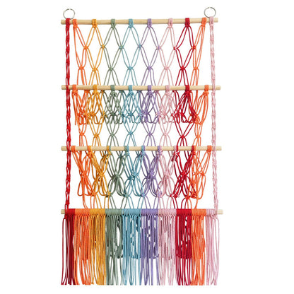 Macrame Wall Hanging Toy Storage Net