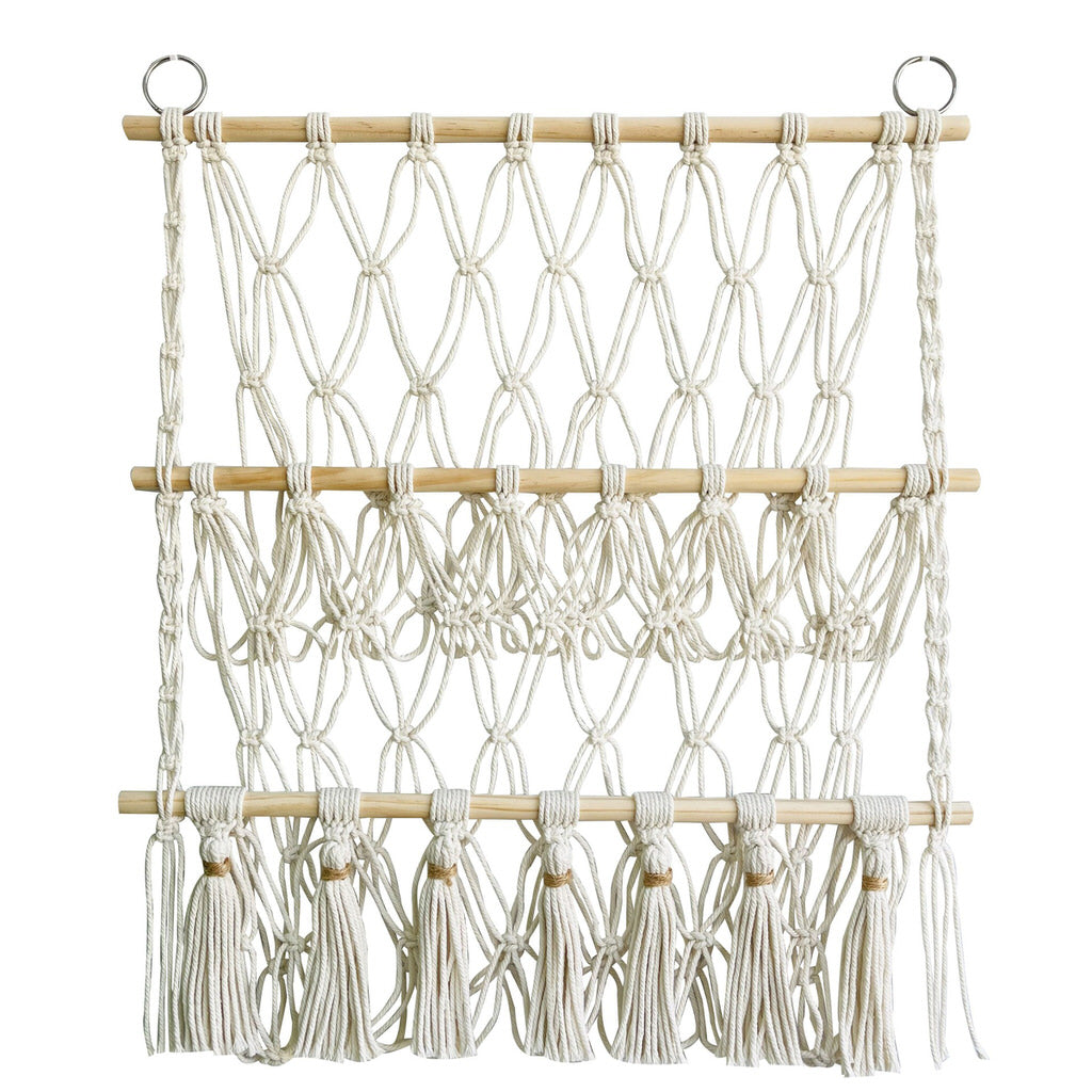 Macrame Wall Hanging Toy Storage Net