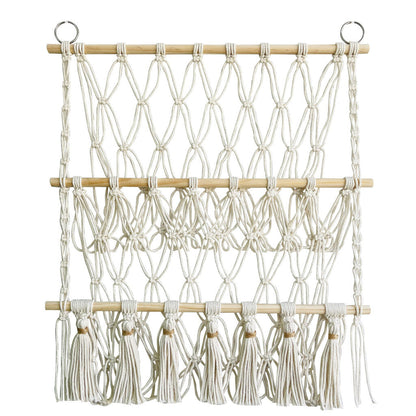 Macrame Wall Hanging Toy Storage Net