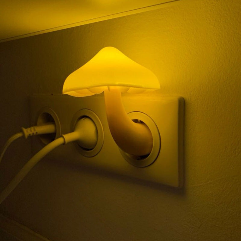 Magic Mushroom Night Light AESTHETIC_Fairycore bedside lamp night lamp nightlight plug SUB CATEGORY_Ambient Lighting