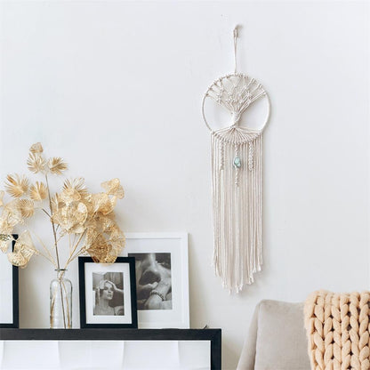 Magic Tree Macrame Dreamcatcher AESTHETIC_Boho macrame hanging SUB CATEGORY_Wall Decor