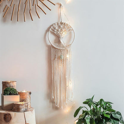 Magic Tree Macrame Dreamcatcher AESTHETIC_Boho macrame hanging SUB CATEGORY_Wall Decor