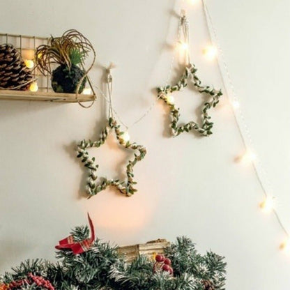 Nordic Macrame Stars With Leaves