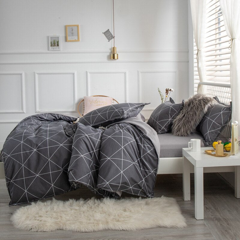 Gray Donna Bedding Set Duvet Covers & Sets