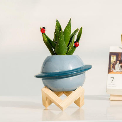 Planet Ceramic Pot