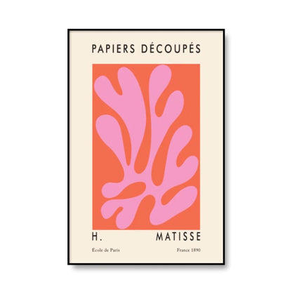 Matisse Cut Outs Canvas Posters AESTHETIC_Art Hoe AESTHETIC_Boho AESTHETIC_Danish Pastel AESTHETIC_Soft Girl SUB CATEGORY_Posters