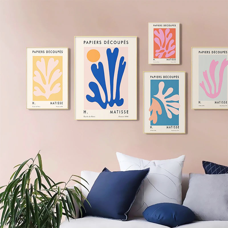 Matisse Cut Outs Canvas Posters AESTHETIC_Art Hoe AESTHETIC_Boho AESTHETIC_Danish Pastel AESTHETIC_Soft Girl SUB CATEGORY_Posters