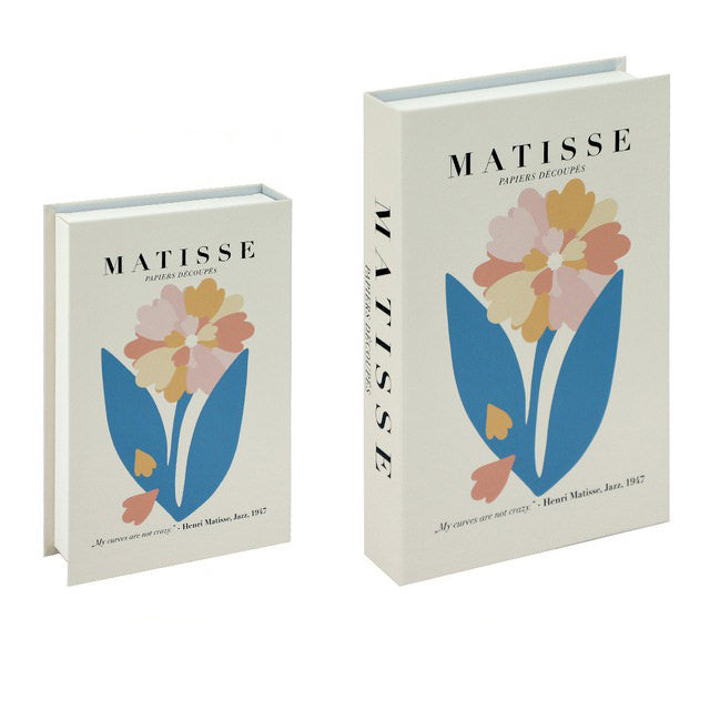 Matisse Fake Book Storage Box matisse organizer shelf storage