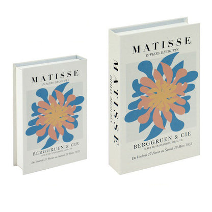 Matisse Fake Book Storage Box matisse organizer shelf storage