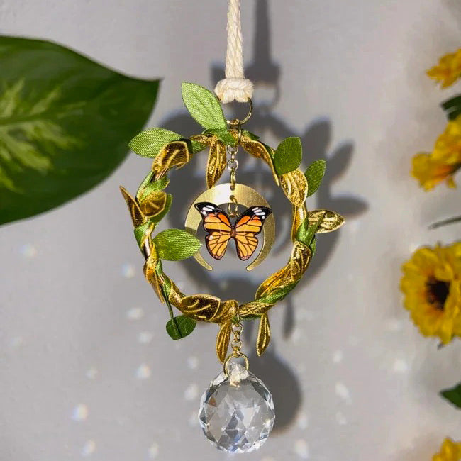 Mini Moon Butterfly Suncatcher AESTHETIC_Fairycore AESTHETIC_Witchcore light catcher lightcatcher SUB CATEGORY_Suncatchers sun catcher