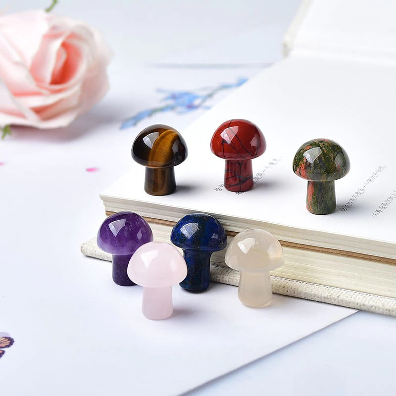 Crystal Mushroom Mini Sculpture AESTHETIC_Fairycore AESTHETIC_Mushroom SUB CATEGORY_Desk Accessories