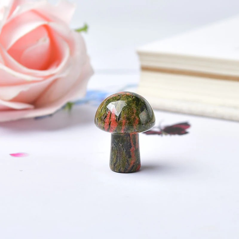 Crystal Mushroom Mini Sculpture AESTHETIC_Fairycore AESTHETIC_Mushroom SUB CATEGORY_Desk Accessories