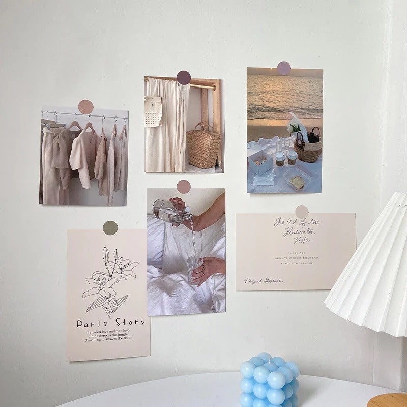 Minimalist Morning Routine Wall Collage SUB CATEGORY_Poster Cards