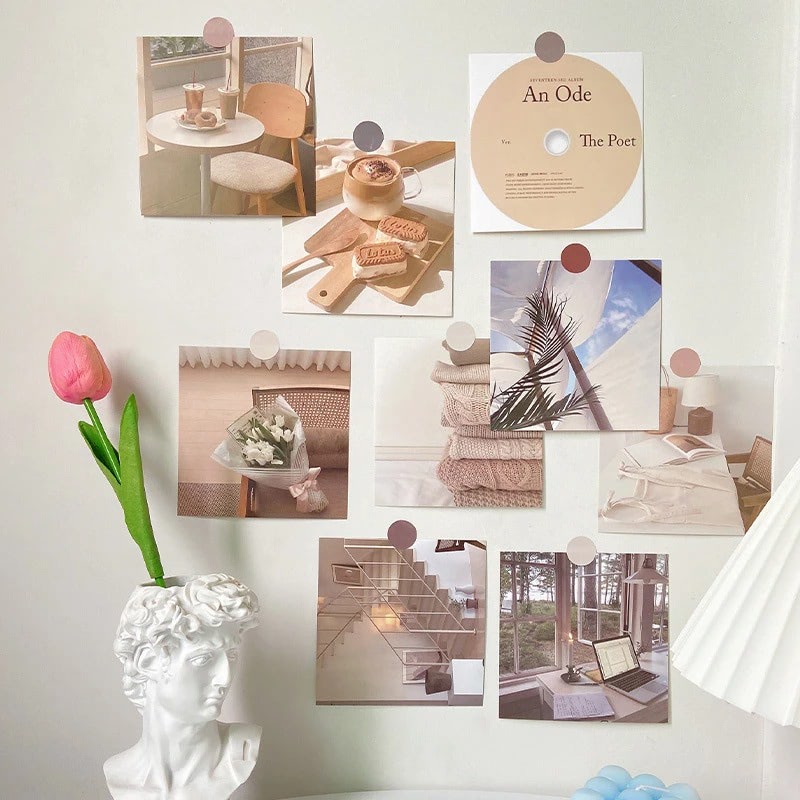 Minimalist Morning Routine Wall Collage SUB CATEGORY_Poster Cards