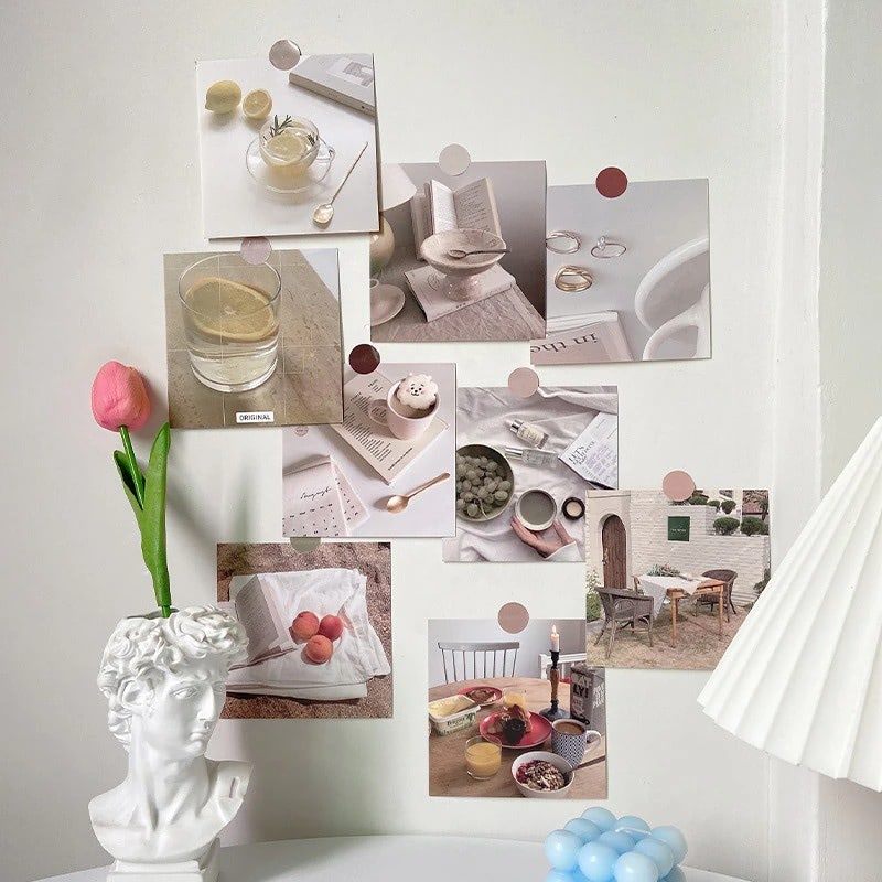 Minimalist Morning Routine Wall Collage SUB CATEGORY_Poster Cards