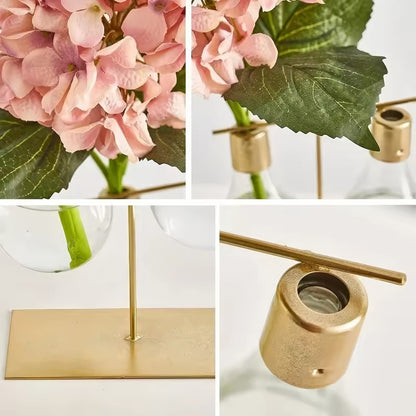 Vase hydroponique minimaliste à ampoule