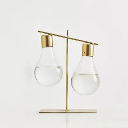 Vase hydroponique minimaliste à ampoule