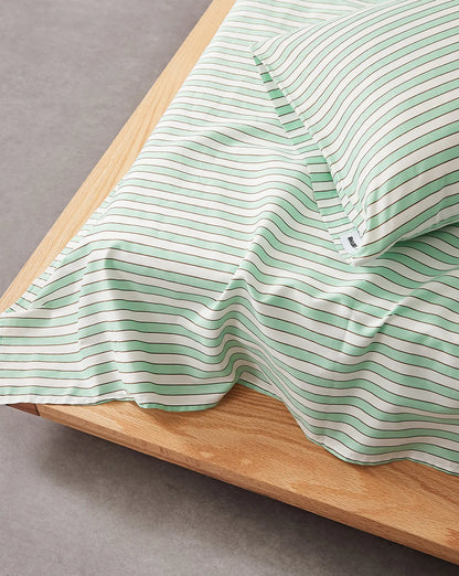 Minimalist Pinstripe Cotton Sheet Set