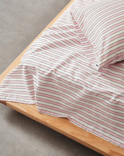 Minimalist Pinstripe Cotton Sheet Set