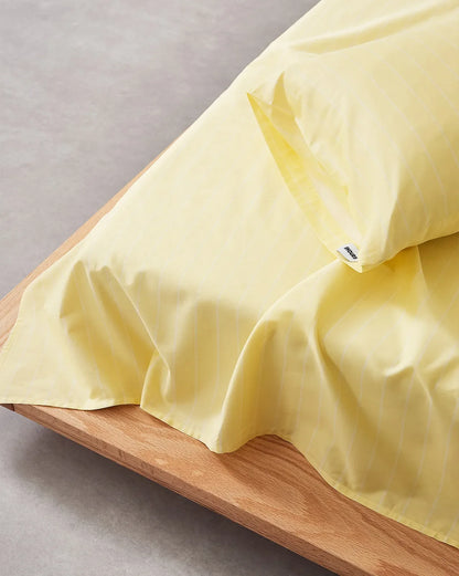 Minimalist Pinstripe Cotton Sheet Set