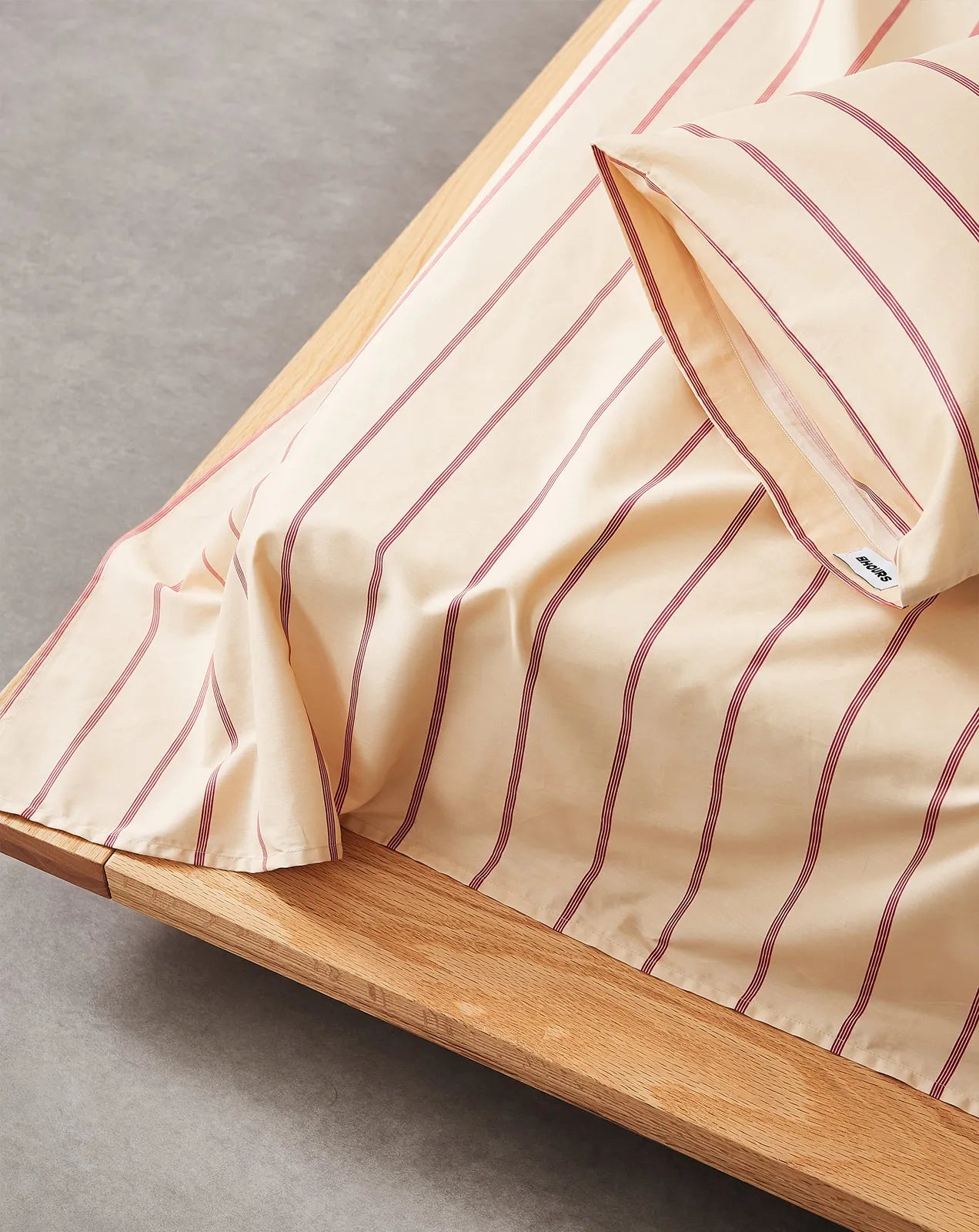 Minimalist Pinstripe Cotton Sheet Set