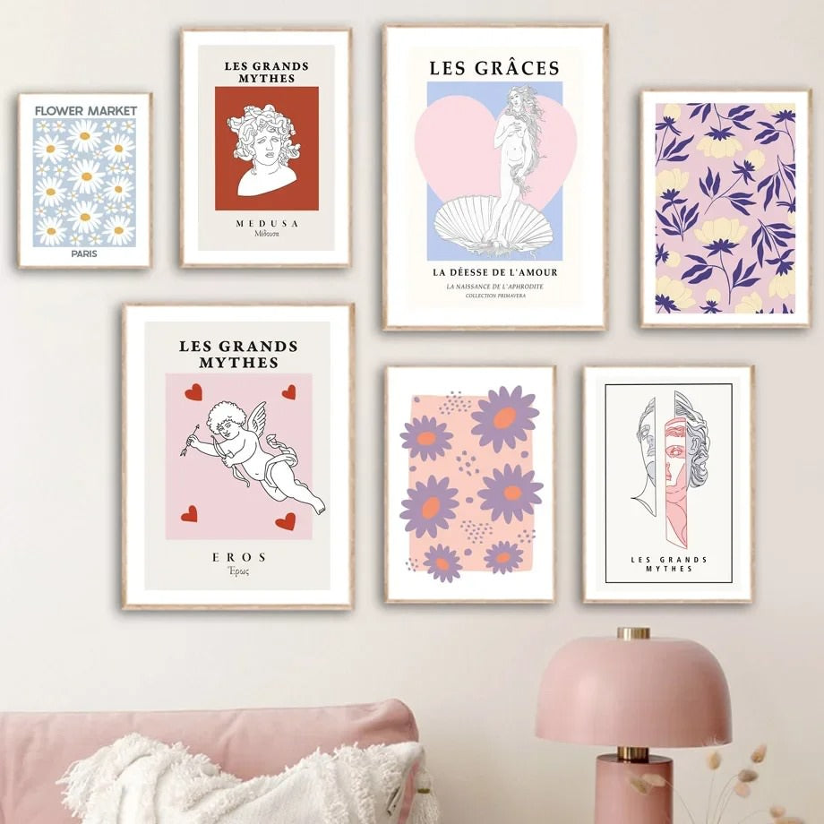 Les Grands Mythes Canvas Posters boho SUB CATEGORY_Posters