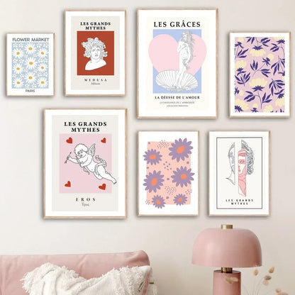 Les Grands Mythes Canvas Posters boho SUB CATEGORY_Posters