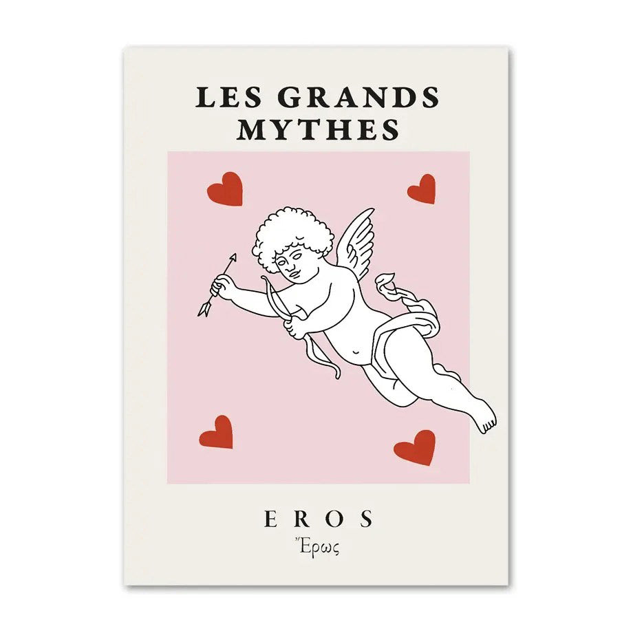 Les Grands Mythes Canvas Posters boho SUB CATEGORY_Posters