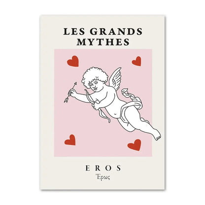 Les Grands Mythes Canvas Posters boho SUB CATEGORY_Posters