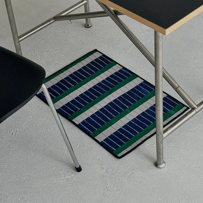 Modern Linear Piano Key Soft Tufted Accent Rug