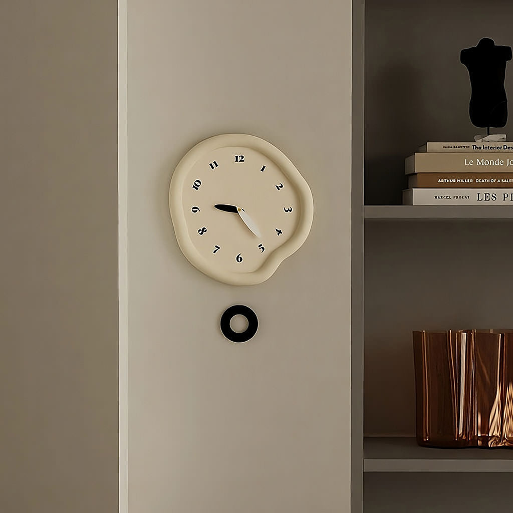 Modern Minimalist Irregular Plate Wall Clock