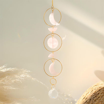 Moon Phase Nacre Suncatcher AESTHETIC_Fairycore AESTHETIC_Witchcore light catcher lightcatcher SUB CATEGORY_Suncatchers sun catcher