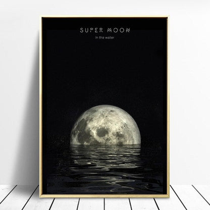 Moon Phases Canvas Posters AESTHETIC_Witchcore SUB CATEGORY_Posters