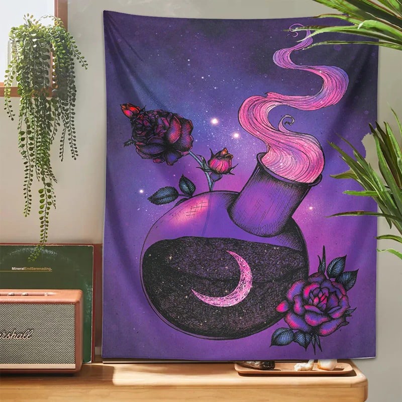 Moon Potion Witchy Tapestry witch witchcore witchcraft witchy