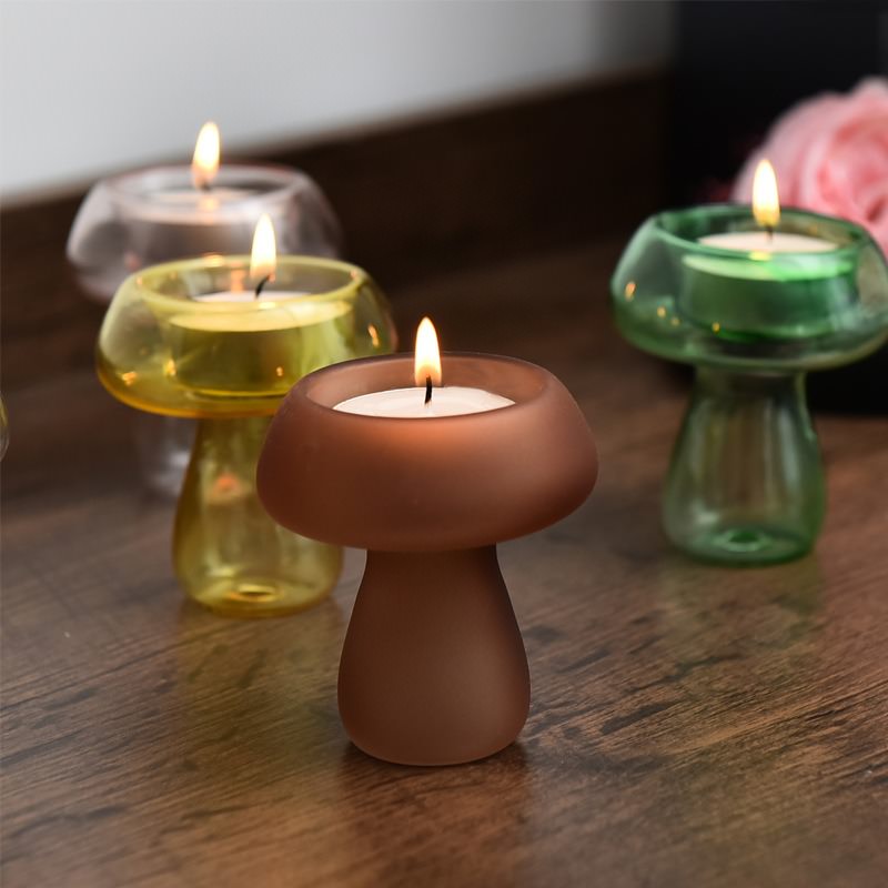 Mushroom Tealight Candle Holder candle holder set candleholder tealight