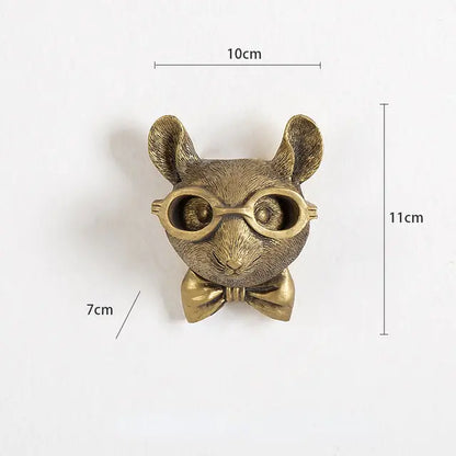 Dapper Animal Wall Decorative Figurines