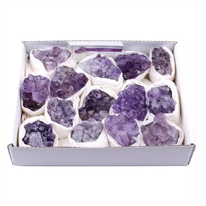 Natural Amethyst Cluster Box