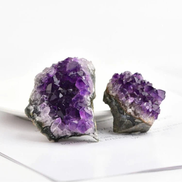 Natural Amethyst Cluster Box