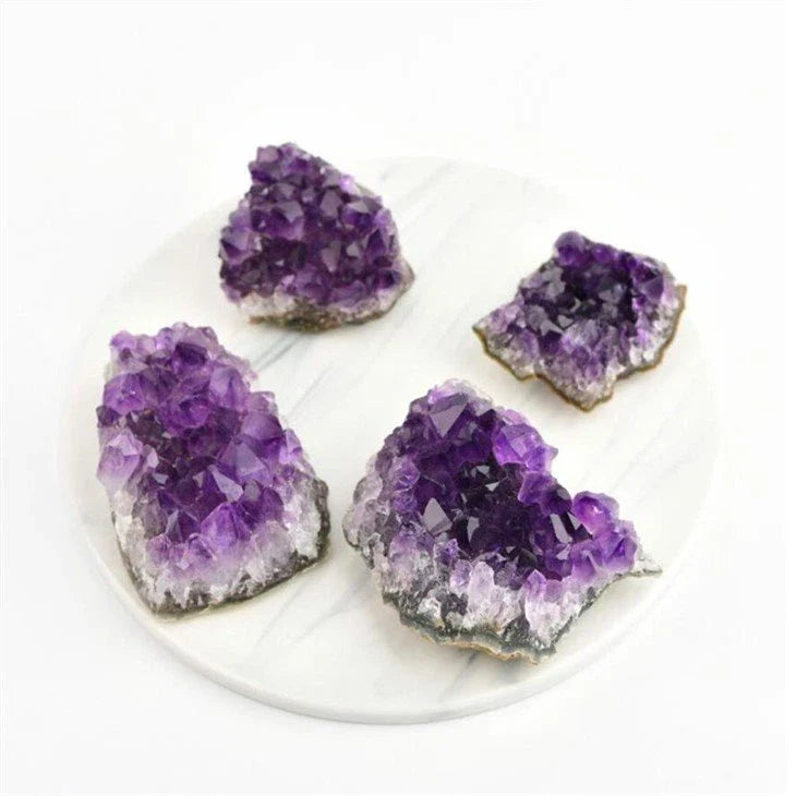 Natürliche Amethyst-Cluster-Box