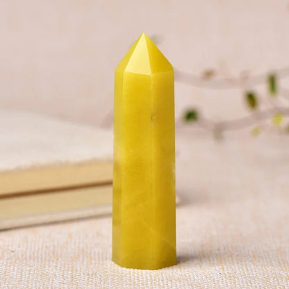 Lemon Jade Crystal Tower