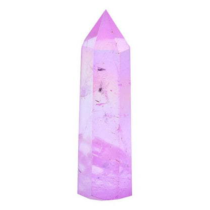 Purple Aura Quartz Tower Crystal AESTHETIC_Fairycore AESTHETIC_Witchcore