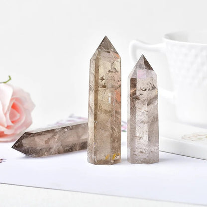 Smoky Quartz Crystal Tower