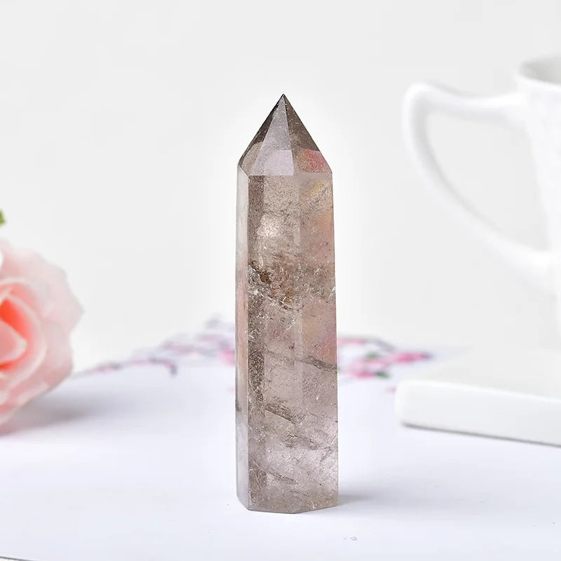 Smoky Quartz Crystal Tower