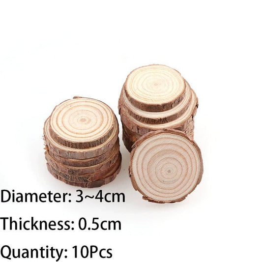Natural Wooden Slice Coasters AESTHETIC_Cottagecore SUB CATEGORY_Desk Accessories
